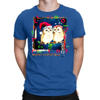 Merry Christmas Owls Music T-shirt | Artistshot