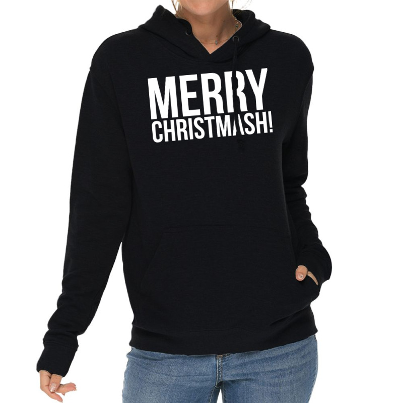 Merry Christmash Retro Lightweight Hoodie | Artistshot