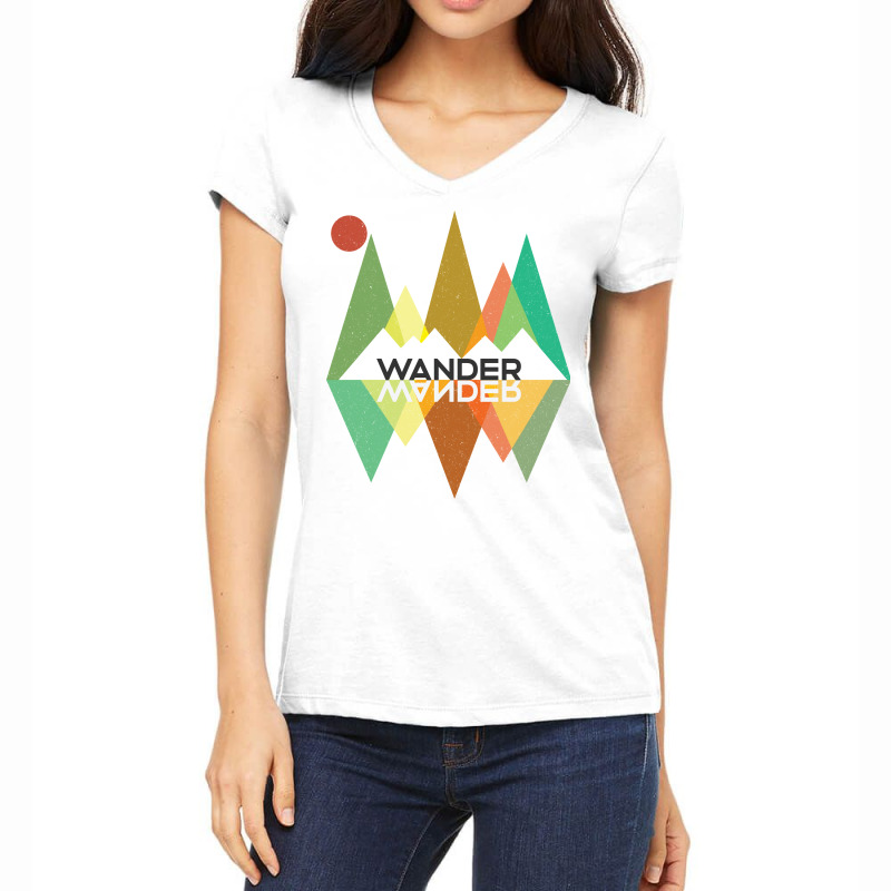 Hiking Wander Trending Women's V-Neck T-Shirt by xasbasingiu | Artistshot