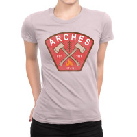 Arches National Park Utah Vintage Ladies Fitted T-shirt | Artistshot