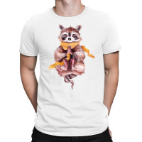 Raccoon Meditates T-shirt | Artistshot