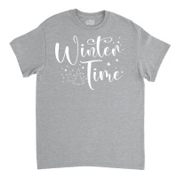 Winter Time Blue Classic T-shirt | Artistshot