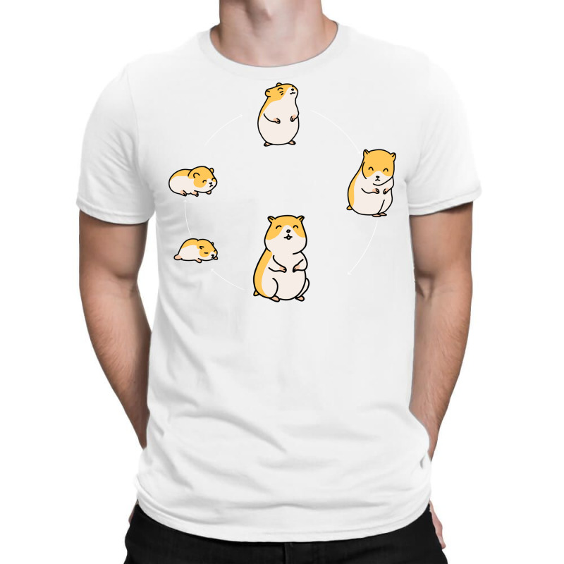 Hamster Lifecycle For Golden Hamster Owners Green T-Shirt by cupzchewl | Artistshot