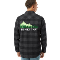 Hiking Id Hike That Outdoor Camping Tumblr Flannel Shirt | Artistshot