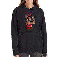 High School Teacher Woman Strong Vintage Retro Pos Vintage Hoodie | Artistshot