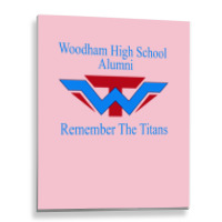 Woodham High Titans Alumni Fl Pensacola Fl Wj Stat Metal Print Vertical | Artistshot