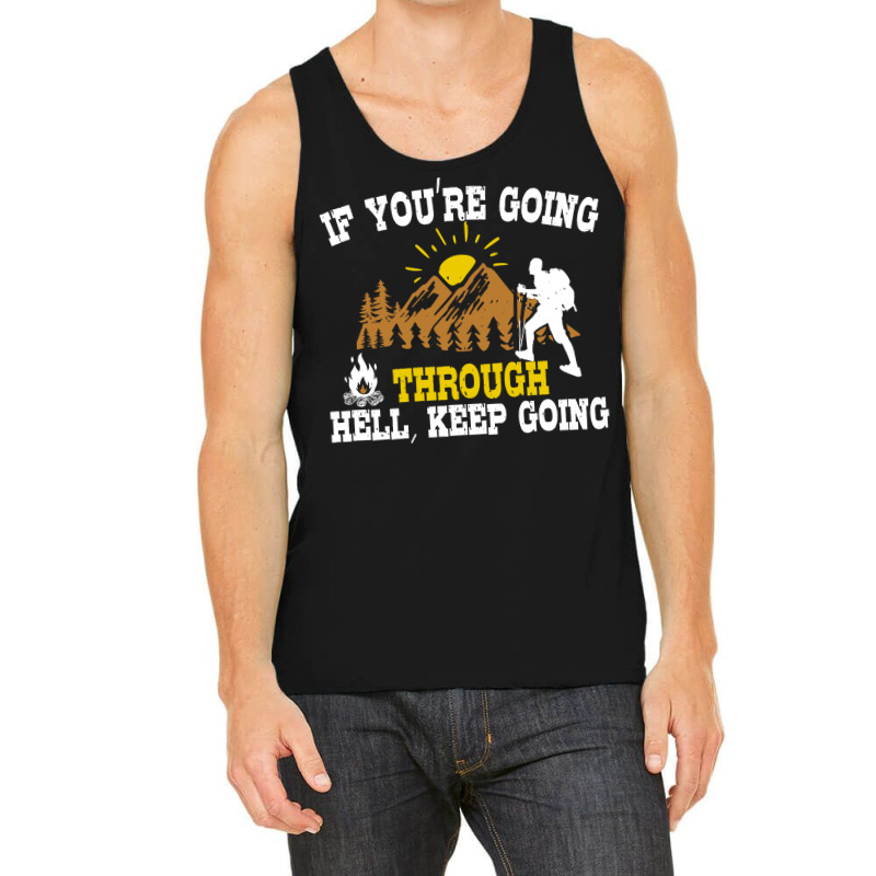 Outdoor Nature Hiking Quote Gift  Gift Yellow Tank Top | Artistshot