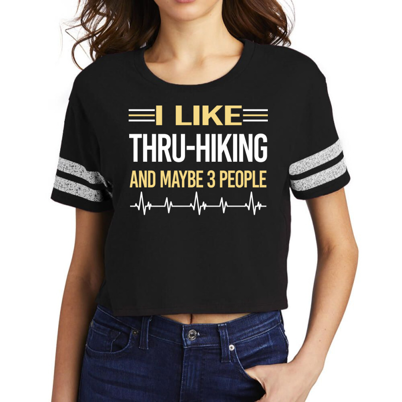 3 People Thruhiking Thru Hiking Hike Hiker Blue Scorecard Crop Tee by tatrosherryp | Artistshot