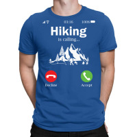 Hiking Is Calling Music T-shirt | Artistshot