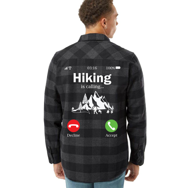 Hiking Is Calling Music Flannel Shirt | Artistshot