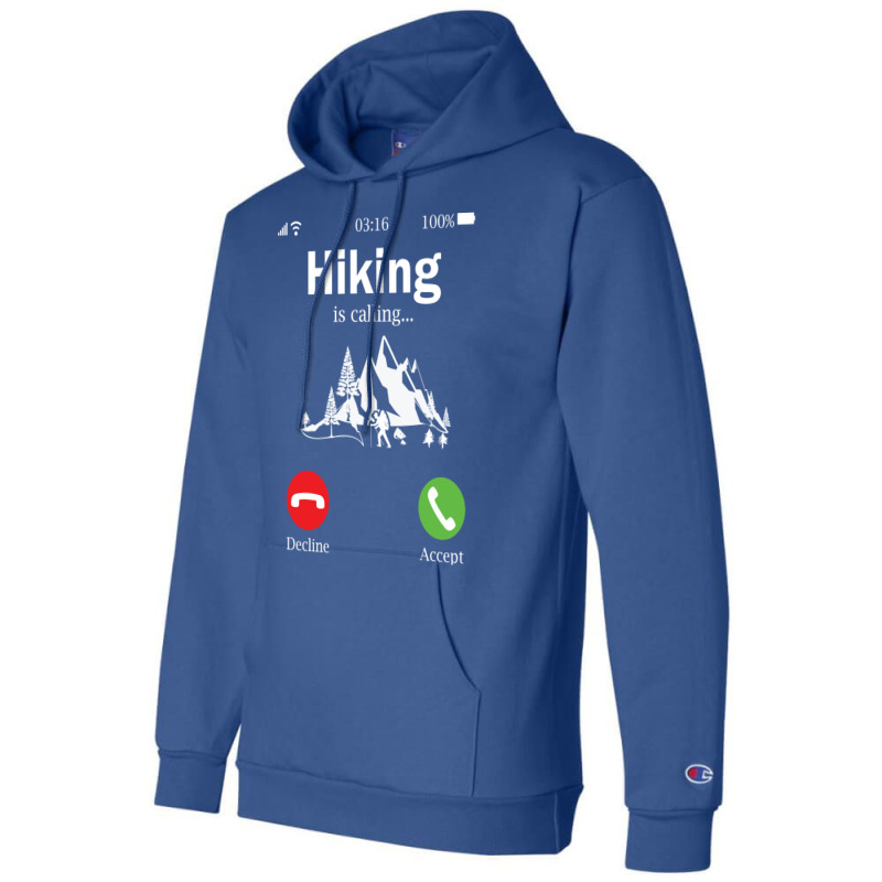 Hiking Is Calling Music Champion Hoodie | Artistshot