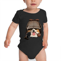 Papillon Detective Papillon Dog Lover 107 Baby Bodysuit | Artistshot