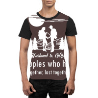 Husband Wife Hiking Gift Love Graphic T-shirt | Artistshot