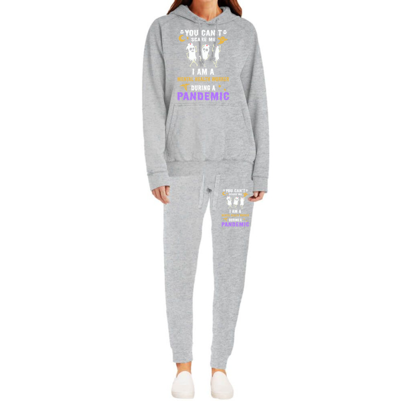 Halloween Boo You Cant Scare Me I Am A Mental Heal Hoodie & Jogger Set | Artistshot