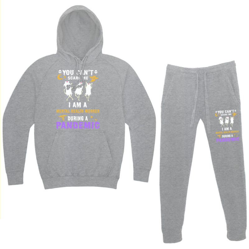 Halloween Boo You Cant Scare Me I Am A Mental Heal Hoodie & Jogger Set | Artistshot