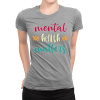 Mental Health Matters Support Ptsd End The Stigma Ladies Fitted T-shirt | Artistshot