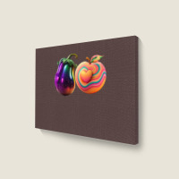 Get Your Daily Fruit And Vedge V1 No Text Boy Landscape Canvas Print | Artistshot