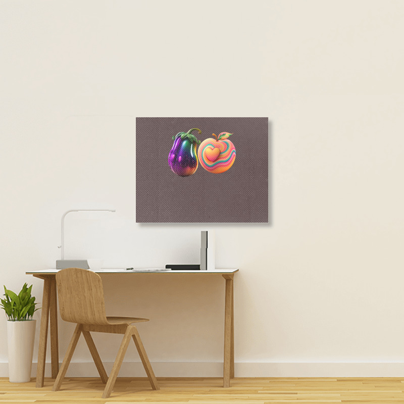 Get Your Daily Fruit And Vedge V1 No Text Boy Landscape Canvas Print | Artistshot