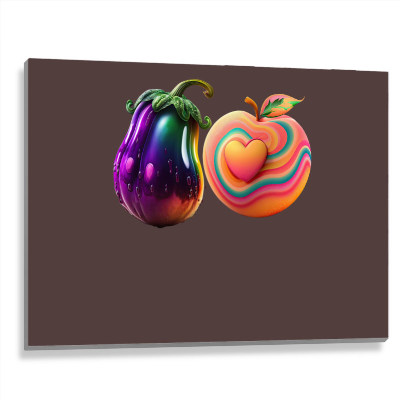 Get Your Daily Fruit And Vedge V1 No Text Boy Metal Print Horizontal | Artistshot