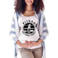 Hiking At Pisgah National Forest Nc North Carolina Maternity Scoop Neck T-shirt | Artistshot