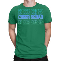 Cheer Squad In Blue Stacked Lettering Travel T-shirt | Artistshot