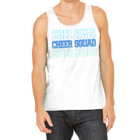 Cheer Squad In Blue Stacked Lettering Travel Tank Top | Artistshot