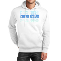 Cheer Squad In Blue Stacked Lettering Travel Unisex Hoodie | Artistshot