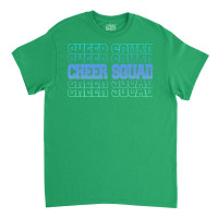 Cheer Squad In Blue Stacked Lettering Travel Classic T-shirt | Artistshot