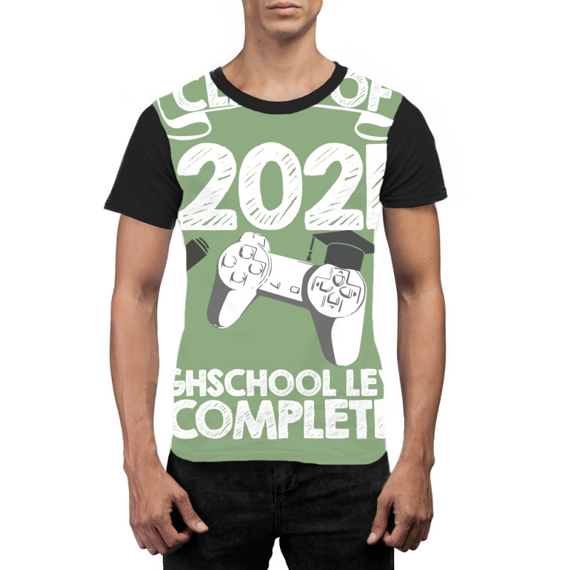 Class 2021 Gaming High School Complete Graduation Graphic T-shirt by strosesimonsf | Artistshot