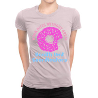 Health Unit Coordinator Work Bites Fun Pink Donut Ladies Fitted T-shirt | Artistshot