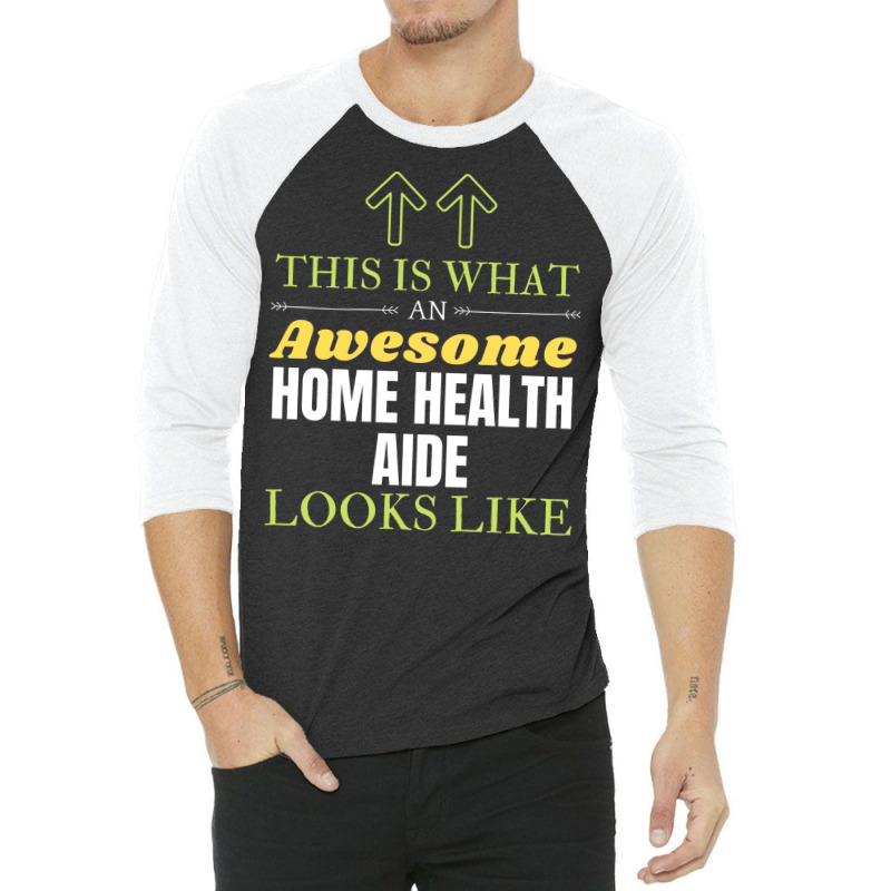 Home Health Aide Nostalgia 3/4 Sleeve Shirt by raginmanerys | Artistshot