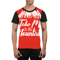 Take Me To The Mountains Retro Graphic T-shirt | Artistshot