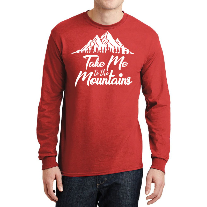 Take Me To The Mountains Retro Long Sleeve Shirts | Artistshot