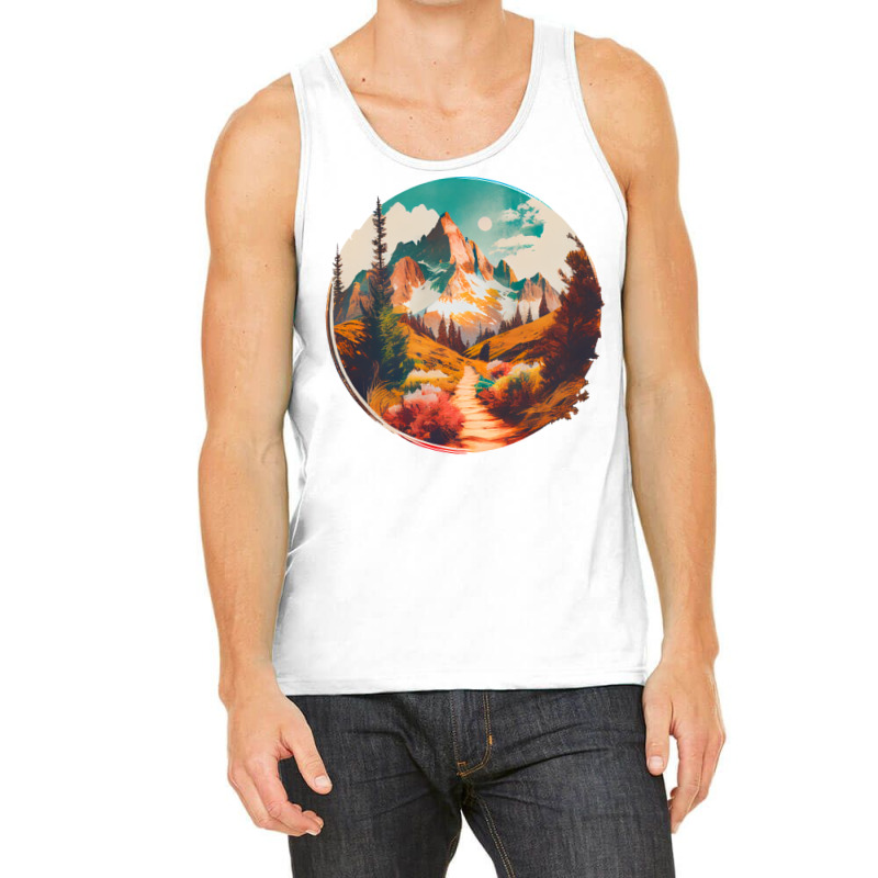 Hiking Trail Into High Alpin Mountain Boy Tank Top | Artistshot