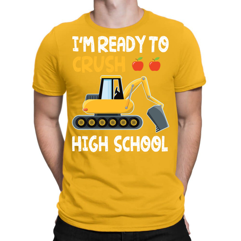 Im Ready To Crush High School Trucker Student Back T-Shirt by strosesimonsf | Artistshot