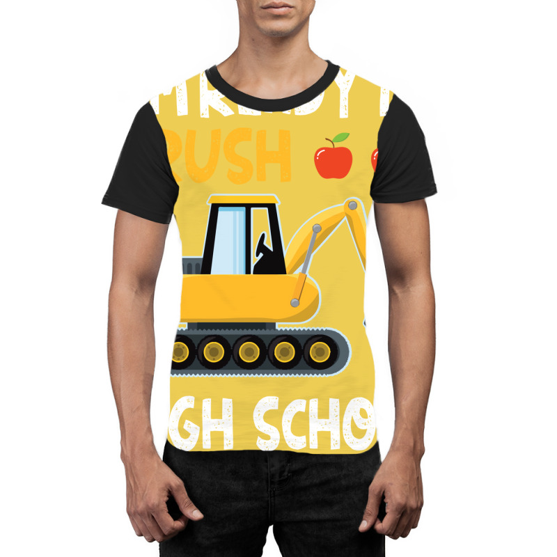 Im Ready To Crush High School Trucker Student Back Graphic T-shirt by strosesimonsf | Artistshot