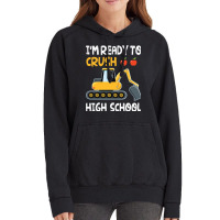 Im Ready To Crush High School Trucker Student Back Vintage Hoodie | Artistshot