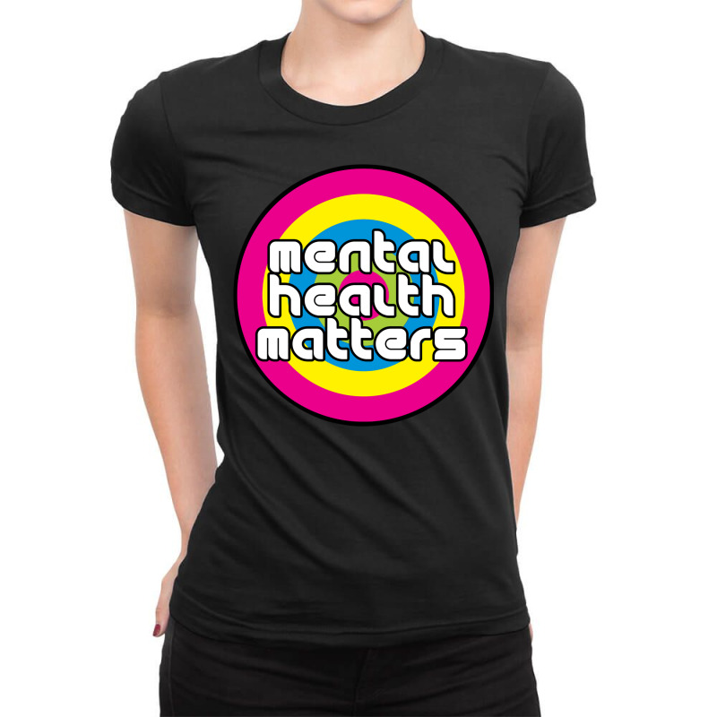 Mental Health Matters Vintage Retro Ladies Fitted T-Shirt by capronihrigh | Artistshot