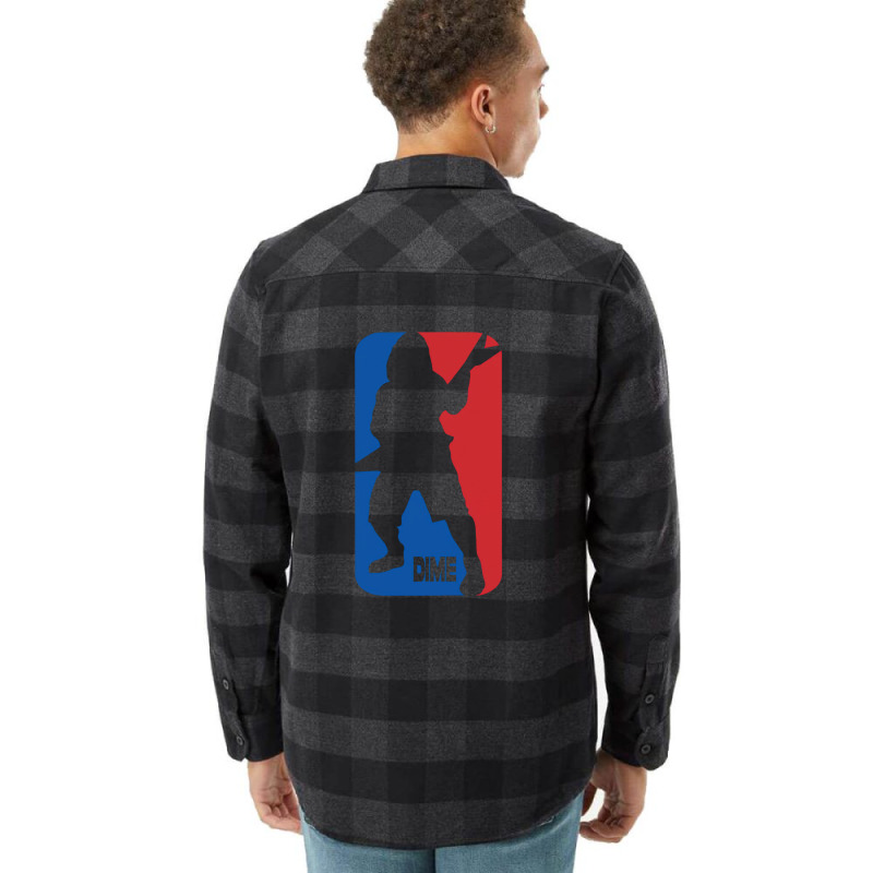 Red And Blue Illustration Flannel Shirt | Artistshot