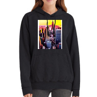 New York Skyline In Vintage Aesthetic Style Vintage Hoodie | Artistshot