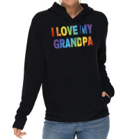 Pride Month Gift I Love My Grandpa Tumblr Lightweight Hoodie | Artistshot