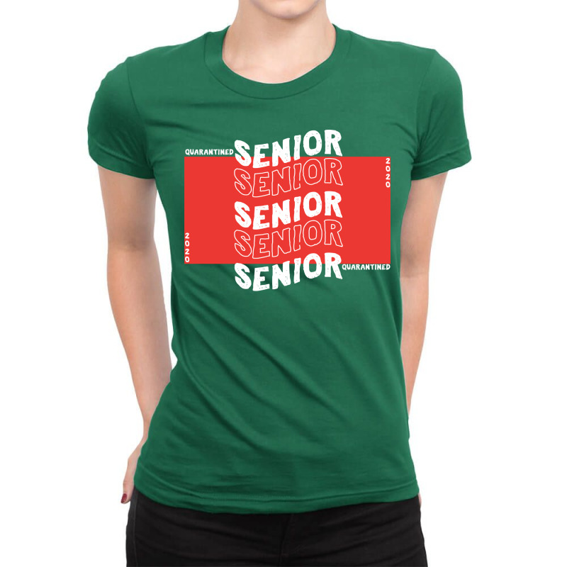 Senior  Class Of 2020 Seniors Quarantine Pandemic Ladies Fitted T-shirt | Artistshot