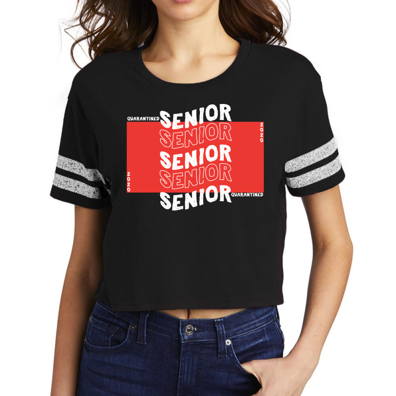 Senior  Class Of 2020 Seniors Quarantine Pandemic Scorecard Crop Tee | Artistshot