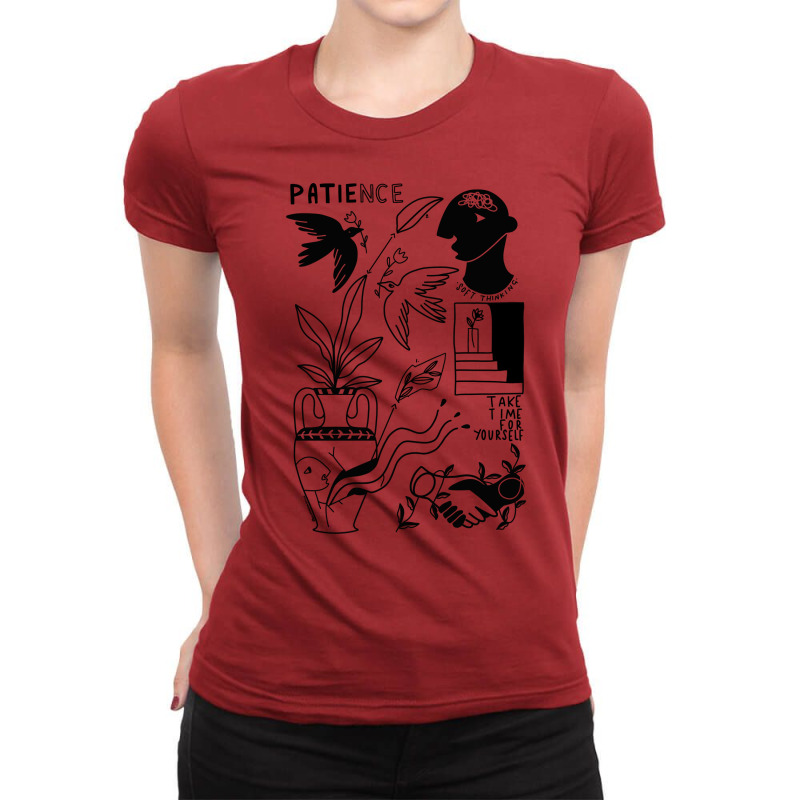 Patience Nostalgia Ladies Fitted T-Shirt by andriscicalau | Artistshot