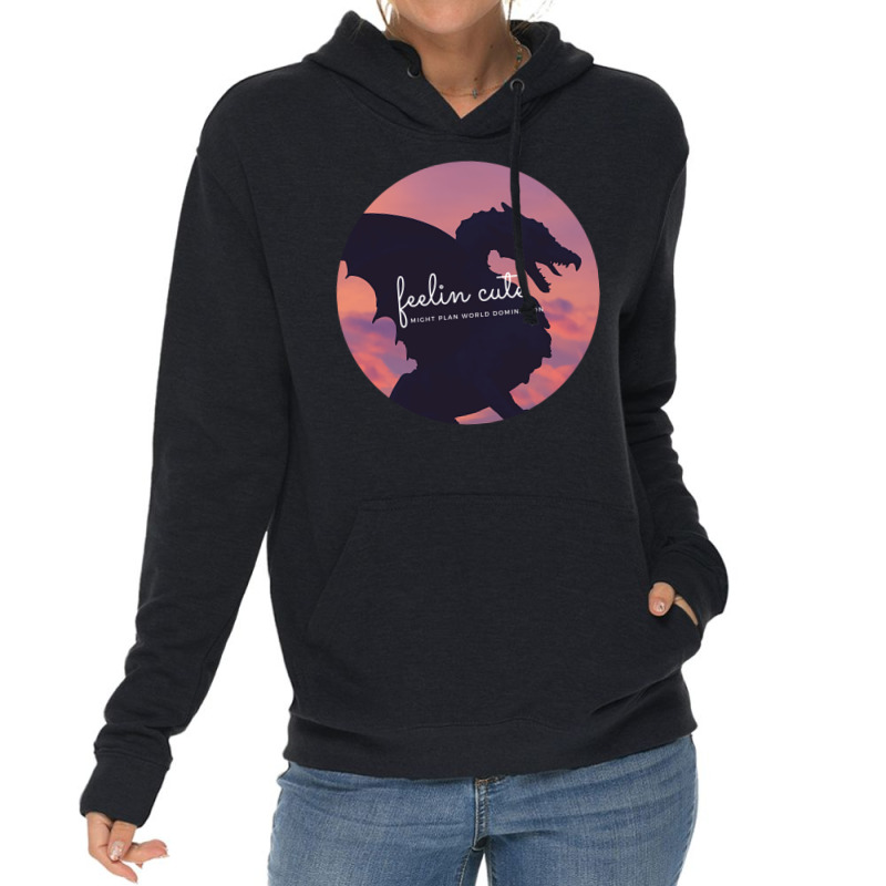 Feelin Cute  Might Plan World Domination Lightweight Hoodie by azayajouinis | Artistshot