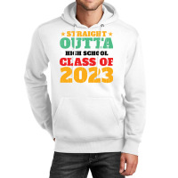 Straight Outta High School Class Of 2023 70s Unisex Hoodie | Artistshot