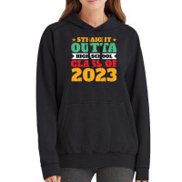 Straight Outta High School Class Of 2023 70s Vintage Hoodie | Artistshot