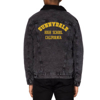 Sunnydale High School Hipster Unisex Sherpa-lined Denim Jacket | Artistshot