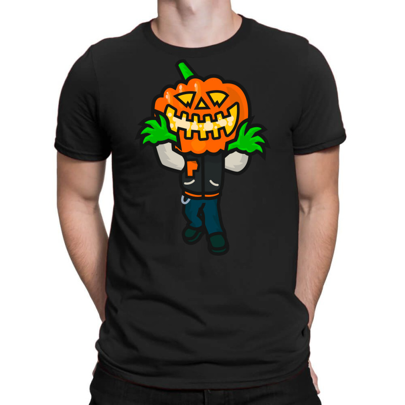 Varsity Pumpkin Creepin Cute T-Shirt by strosesimonsf | Artistshot