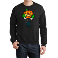 Varsity Pumpkin Creepin Cute Crewneck Sweatshirt | Artistshot